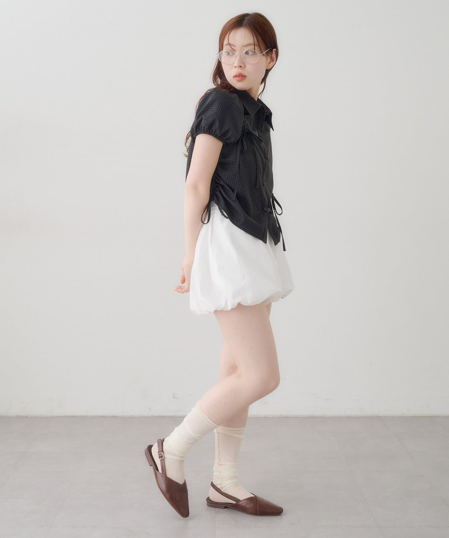 Kastane puff rubbon shirt - Image 25