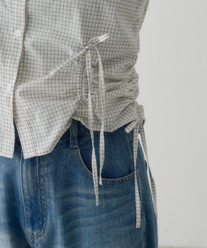 Kastane puff rubbon shirt - Image 28