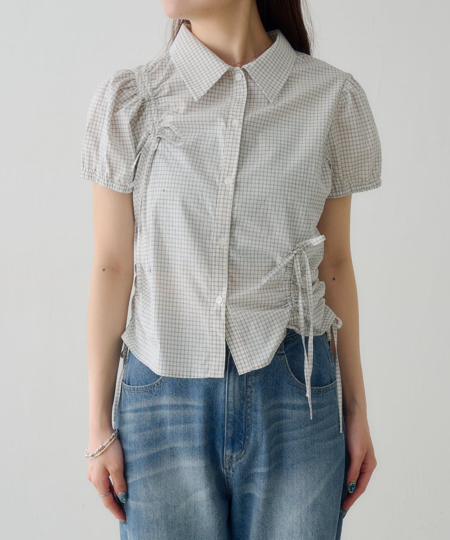 Kastane puff rubbon shirt - Image 30
