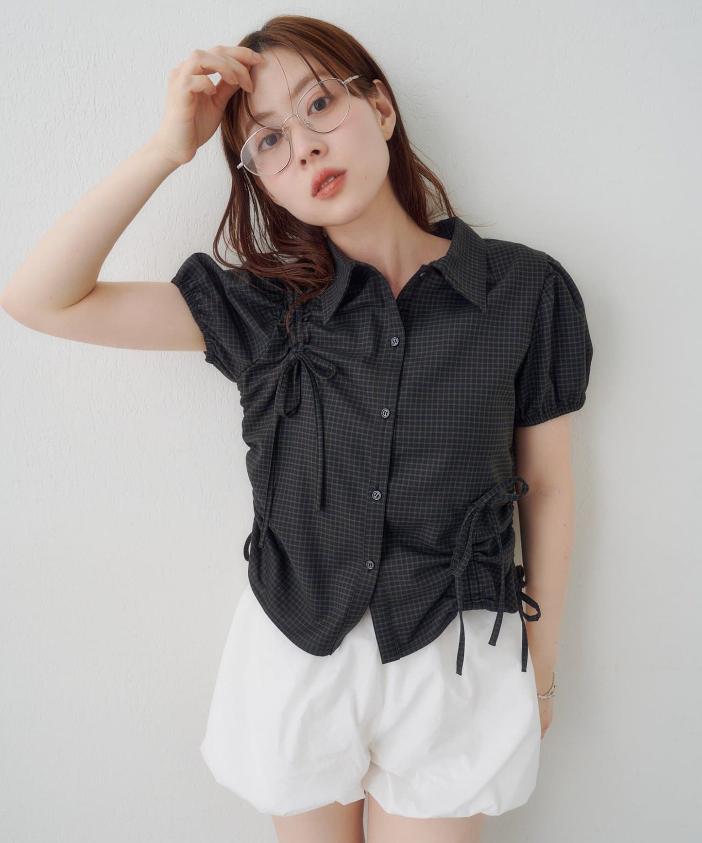 Kastane puff rubbon shirt - Image 19