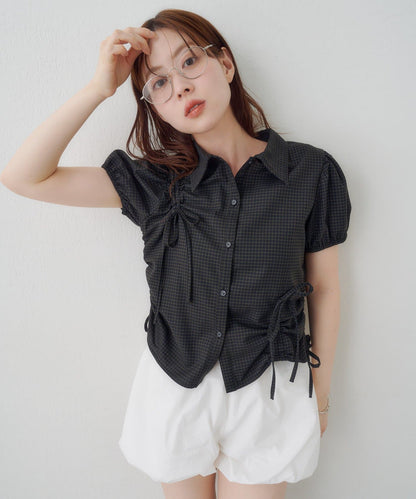 Kastane puff rubbon shirt - Image 19