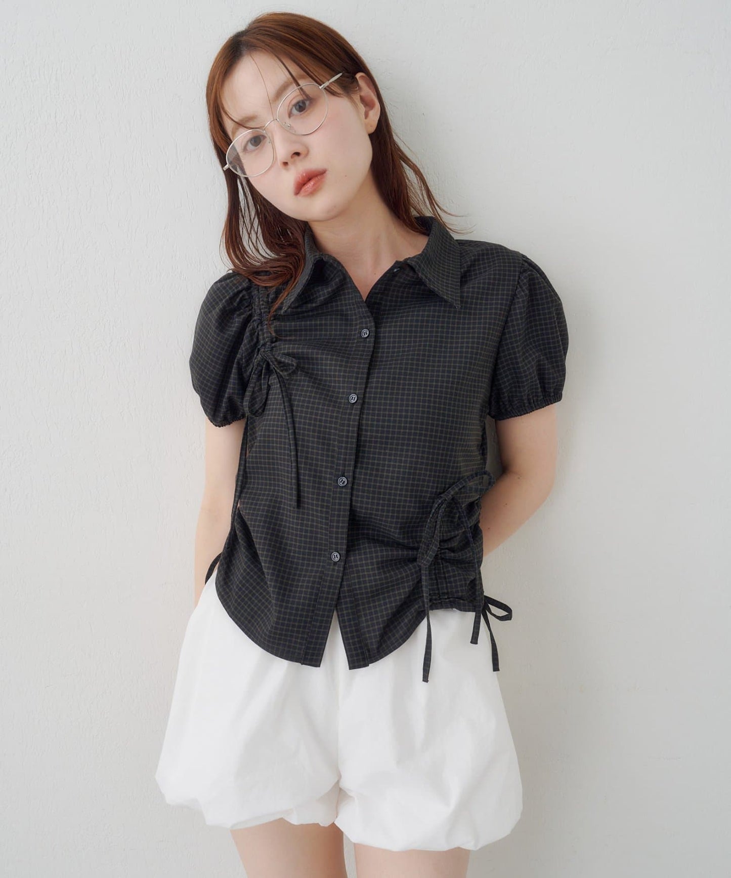 Kastane puff rubbon shirt - Image 20