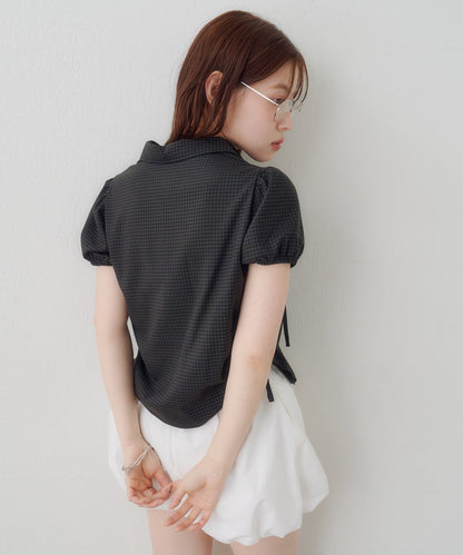 Kastane puff rubbon shirt - Image 22