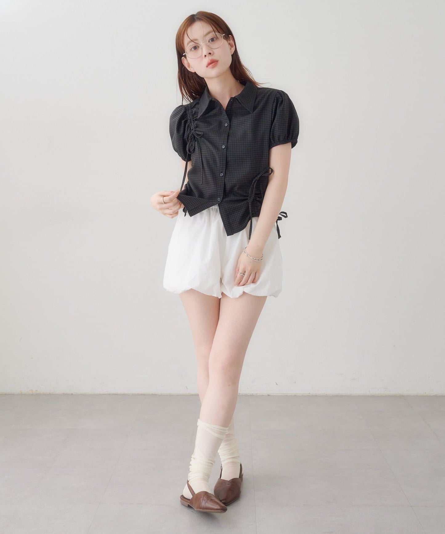Kastane puff rubbon shirt - Image 23