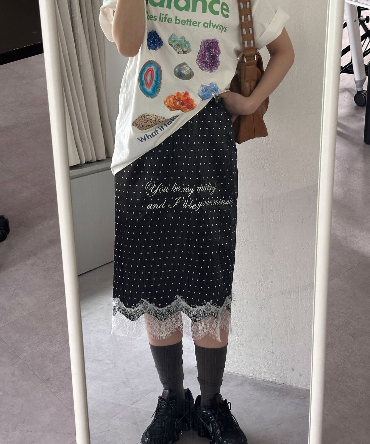 CIAOPANIC 波點緞面刺繡裙 - Image 17