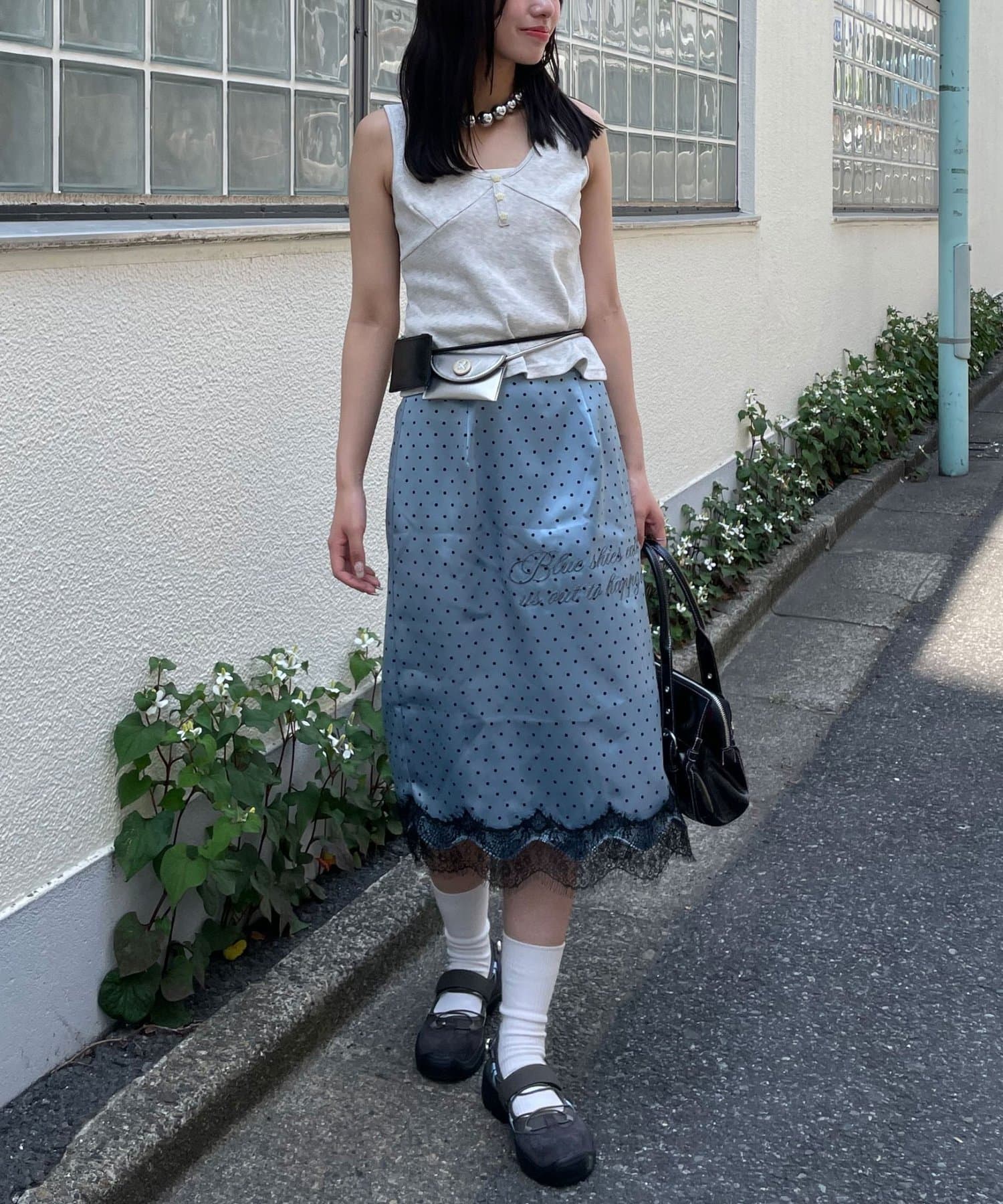 CIAOPANIC 波點緞面刺繡裙 - Image 31