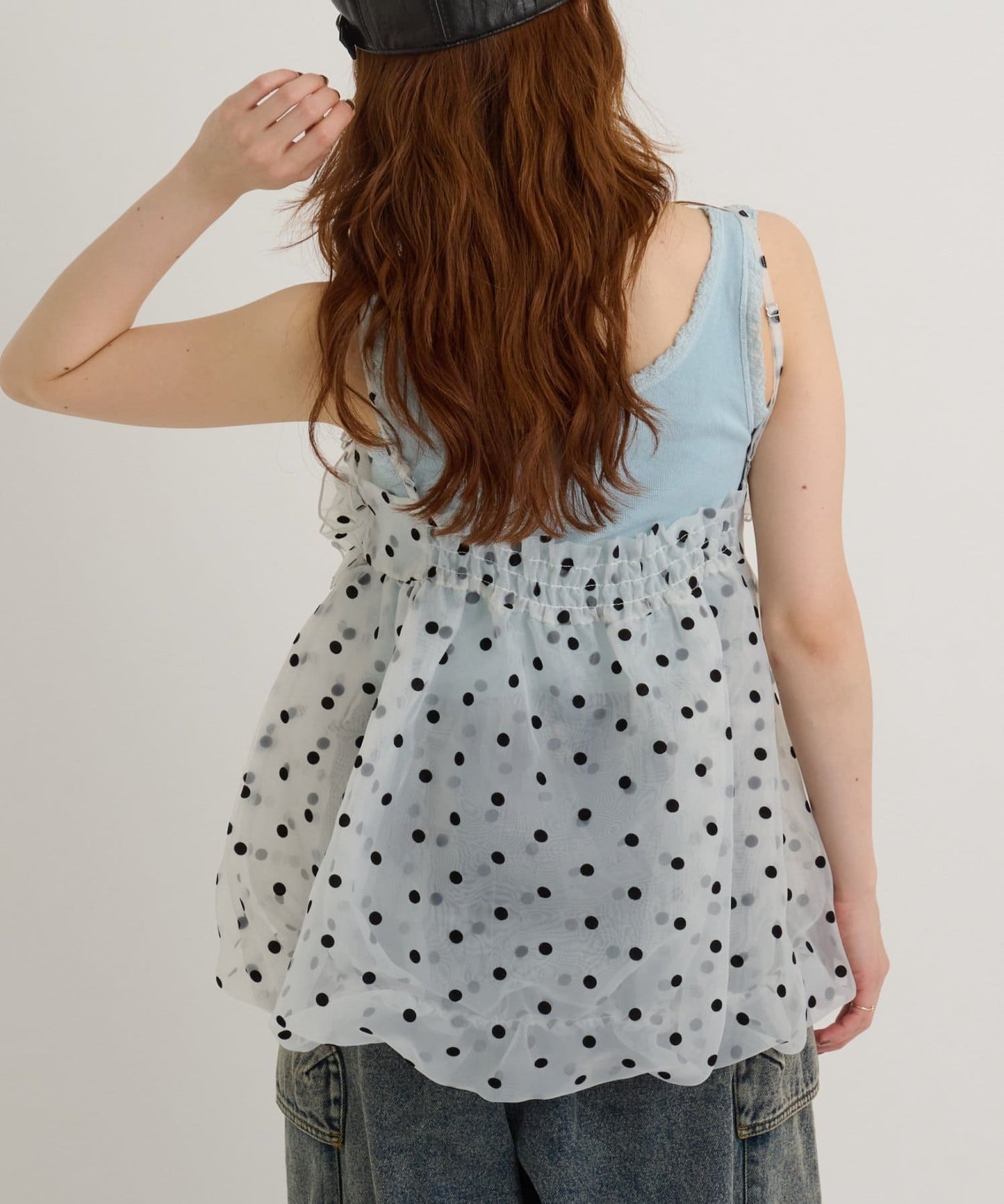 [大人氣] w closet sheer 氣球吊帶背心 - Image 16