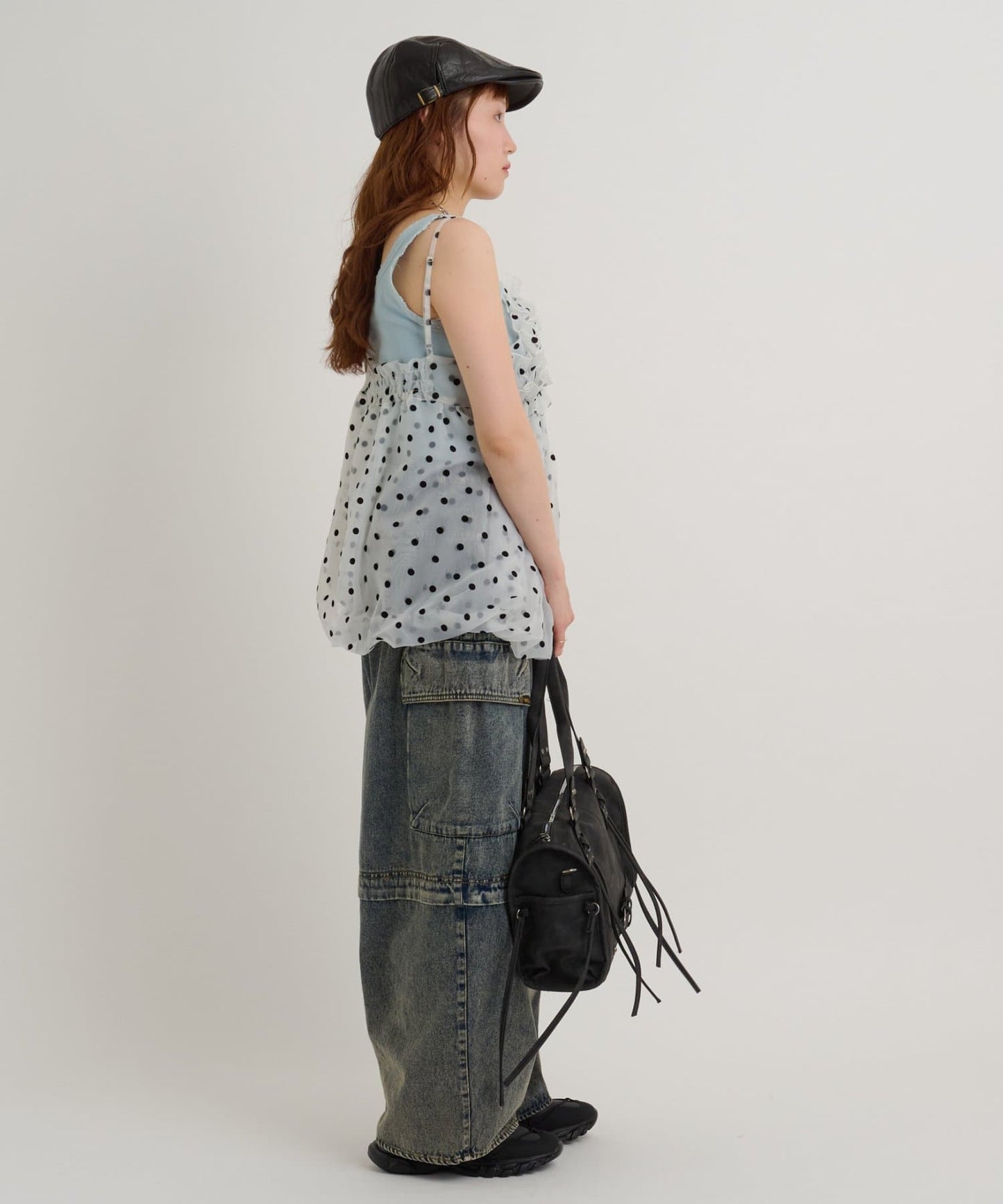 [大人氣] w closet sheer 氣球吊帶背心 - Image 21