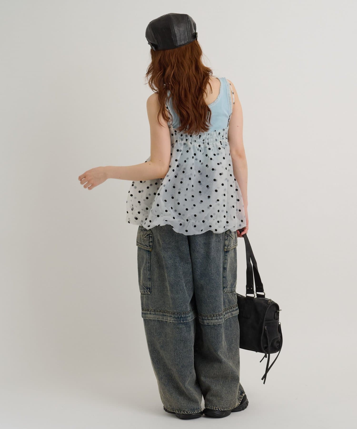 [大人氣] w closet sheer 氣球吊帶背心 - Image 22