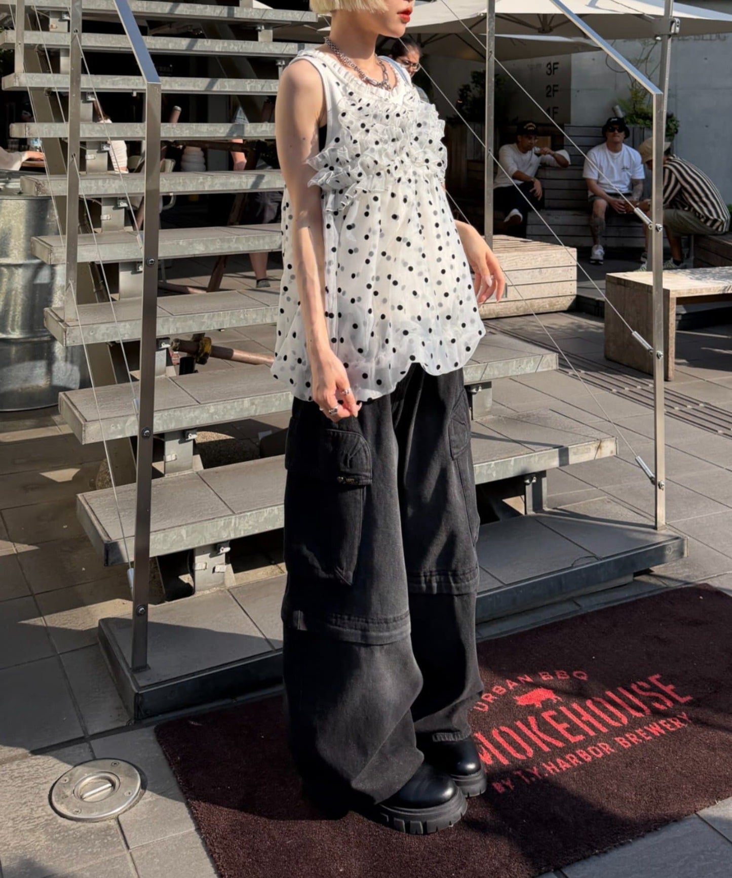 [大人氣] w closet sheer 氣球吊帶背心 - Image 9