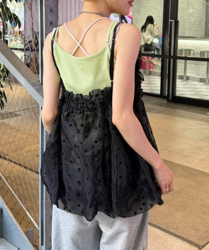 [大人氣] w closet sheer 氣球吊帶背心 - Image 25
