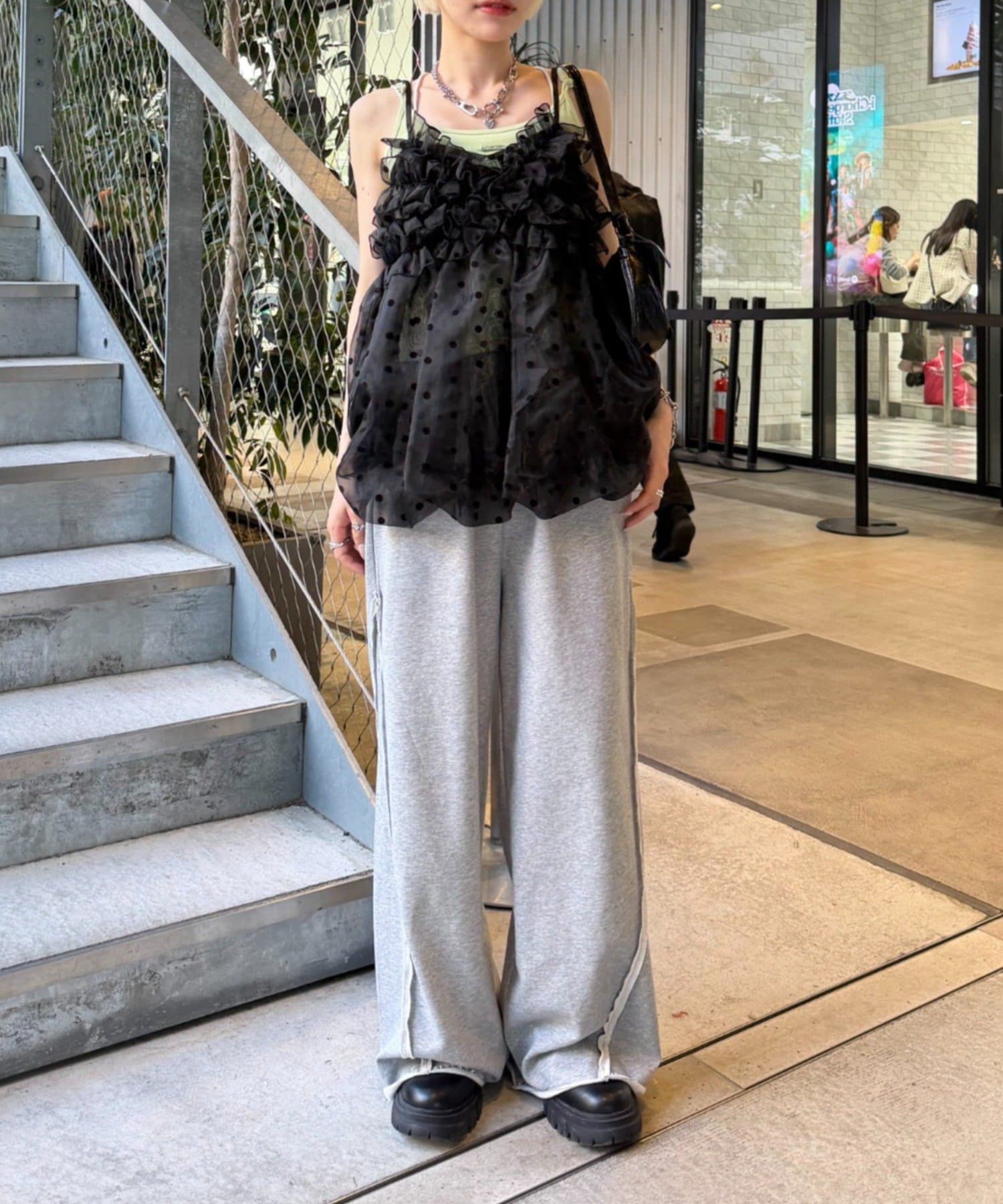 [大人氣] w closet sheer 氣球吊帶背心 - Image 26