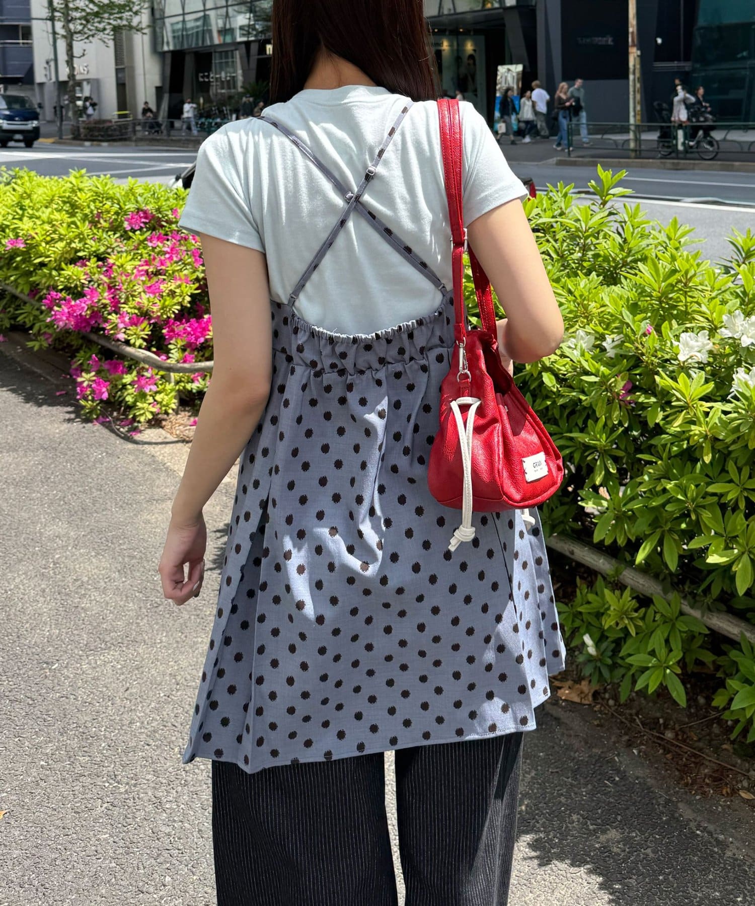 CIAOPANIC 吊帶束腰連身裙 - Image 12