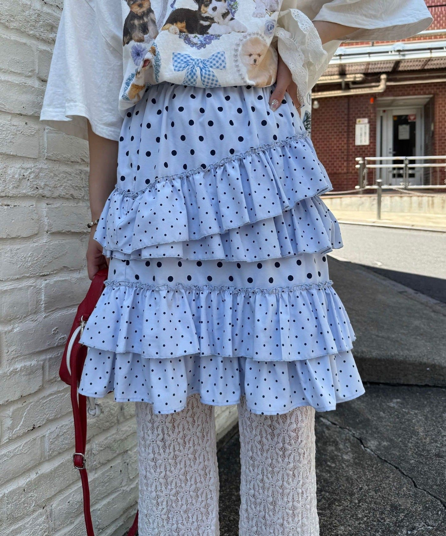 CIAOPANIC 波點層疊中裙 - Image 10