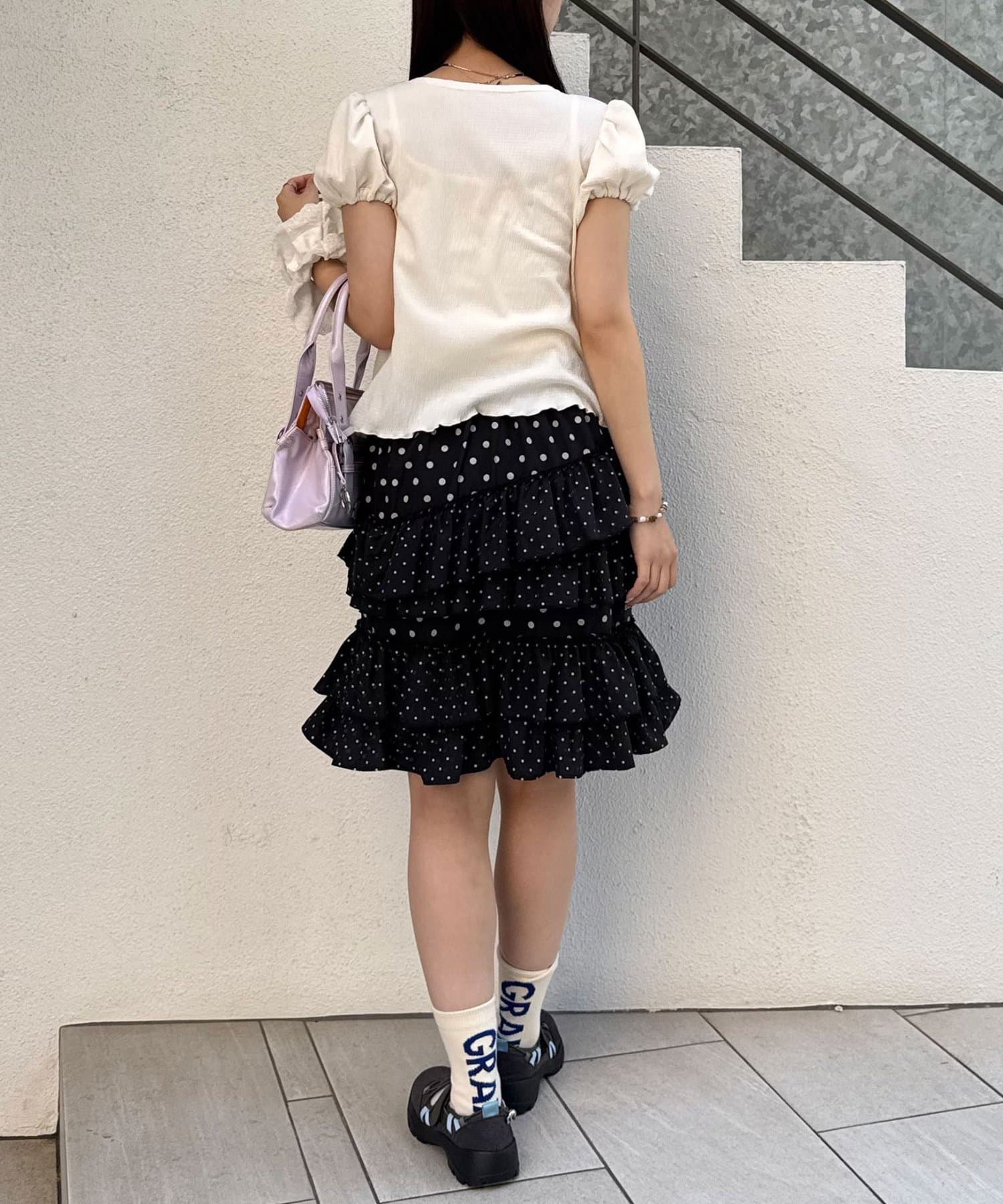 CIAOPANIC 波點層疊中裙 - Image 23