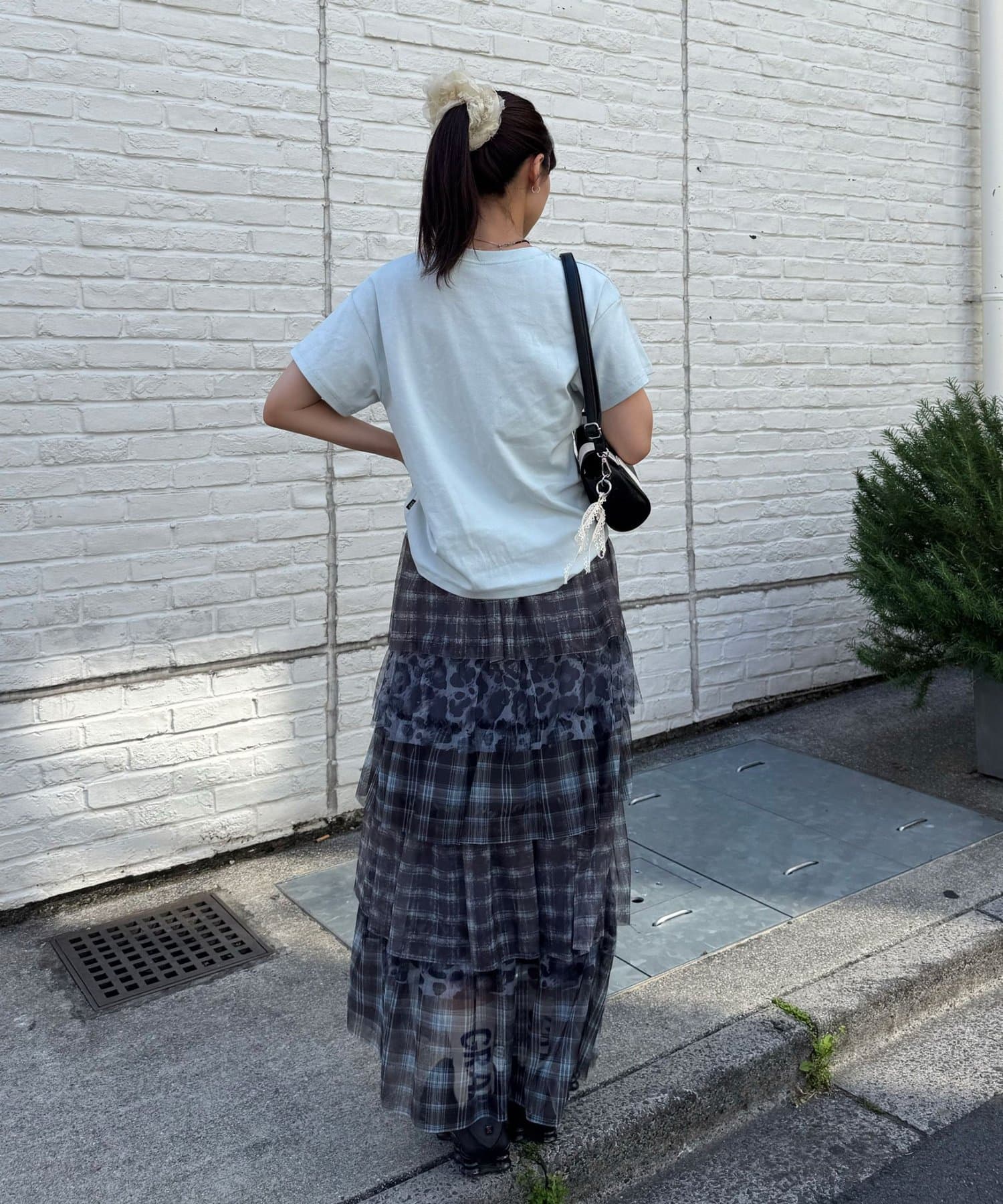 CIAOPANIC Mix Pattern 薄紗層層長裙 - Image 10