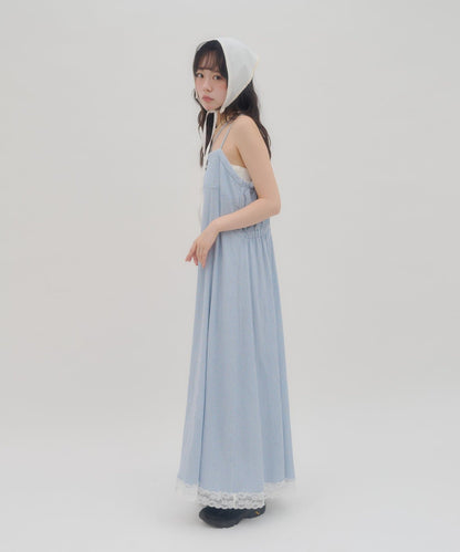 umm. By Discoat Lace下擺格仔吊帶ops - Image 19