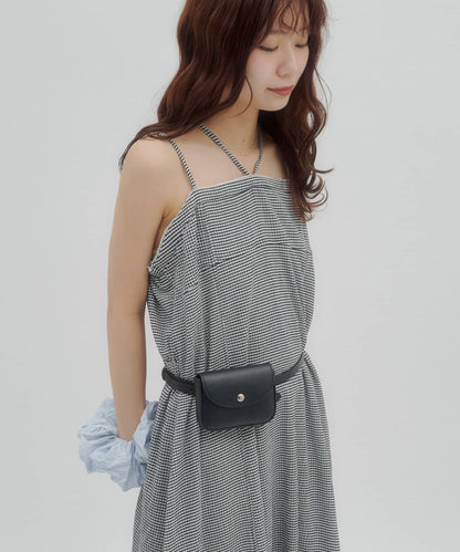 umm. By Discoat Lace下擺格仔吊帶ops - Image 24