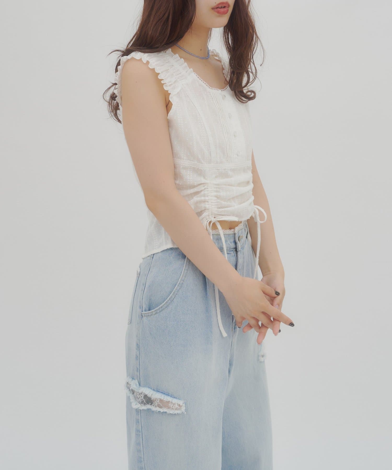 umm. By Discaot Lace Blouse - Image 11