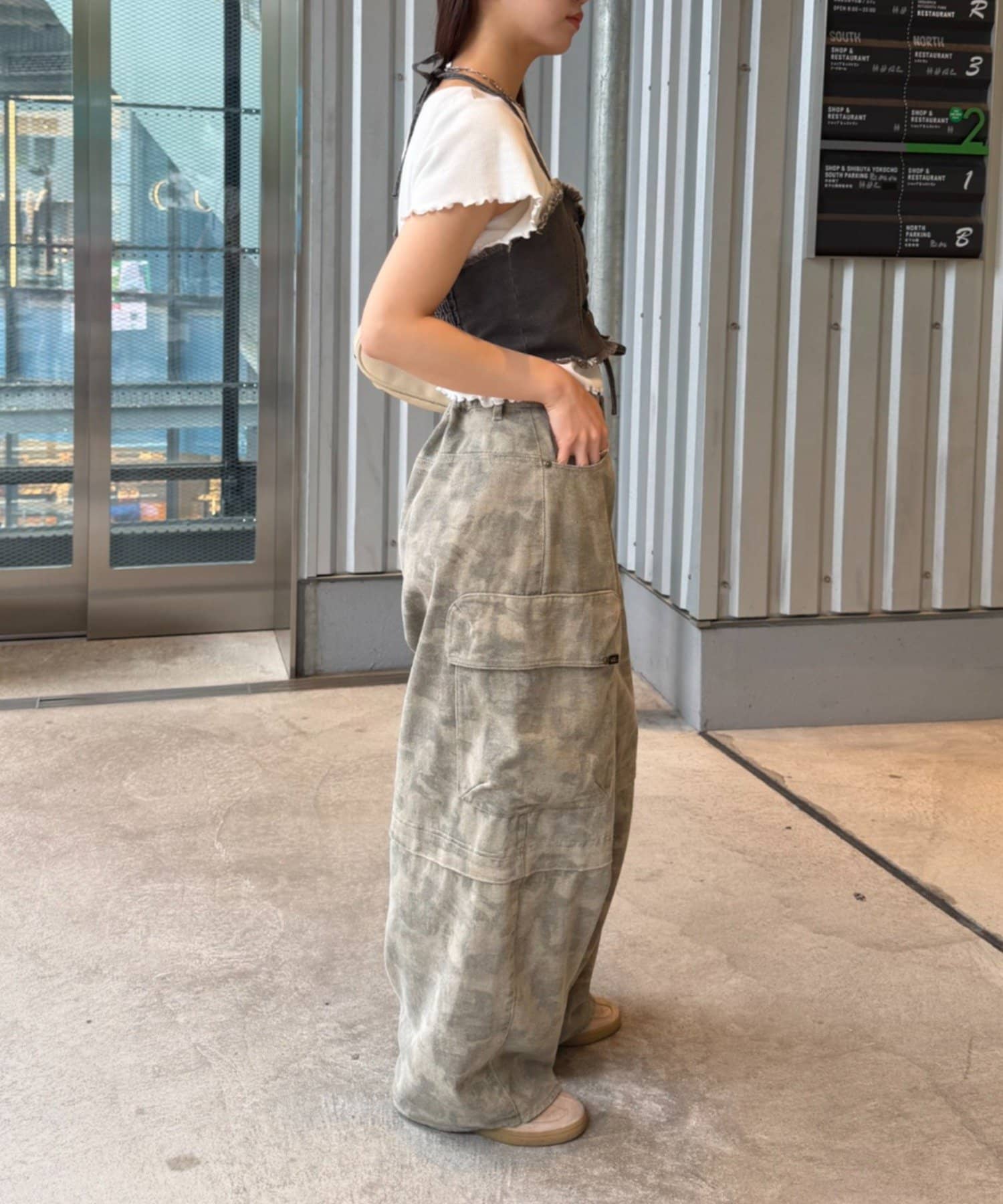 w closet 繫帶牛仔胸衣 - Image 7