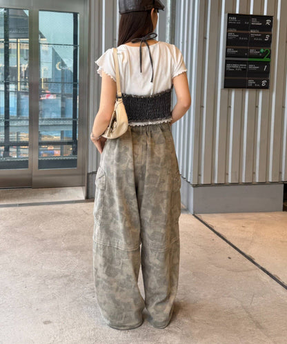 w closet 繫帶牛仔胸衣 - Image 8