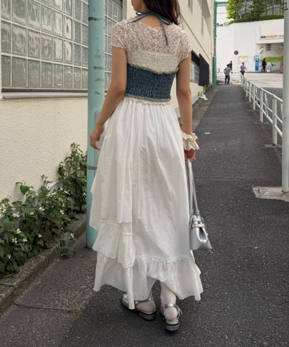 w closet 繫帶牛仔胸衣 - Image 15