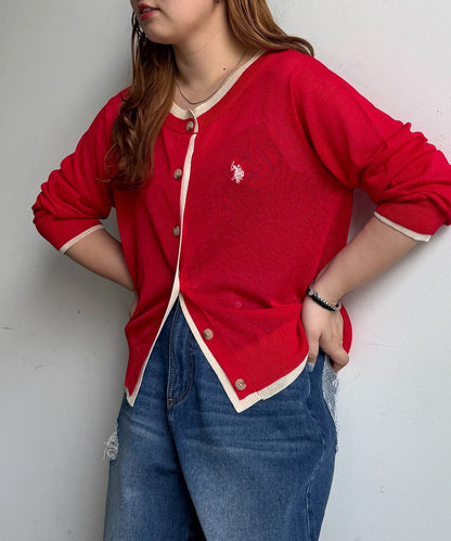 CPCM x U.S. POLO ASSN. layered sheer cardigan - Image 3