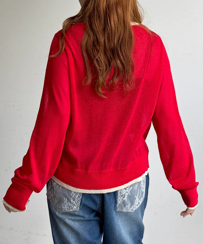 CPCM x U.S. POLO ASSN. layered sheer cardigan - Image 13