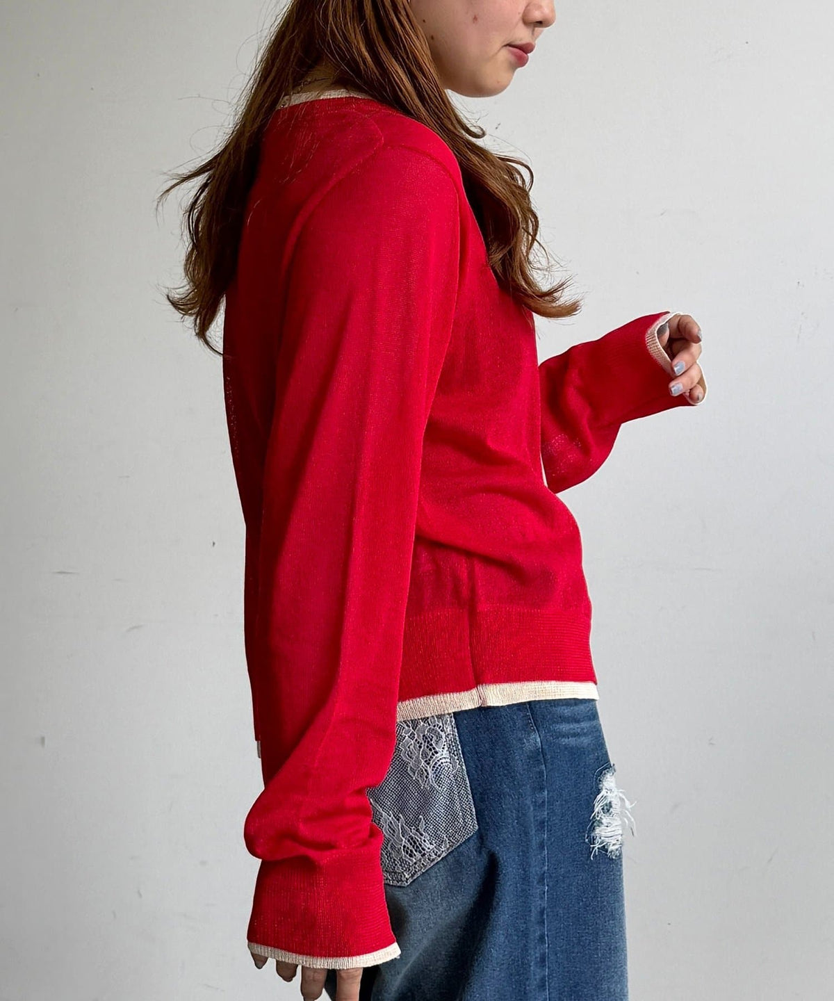 CPCM x U.S. POLO ASSN. layered sheer cardigan - Image 14