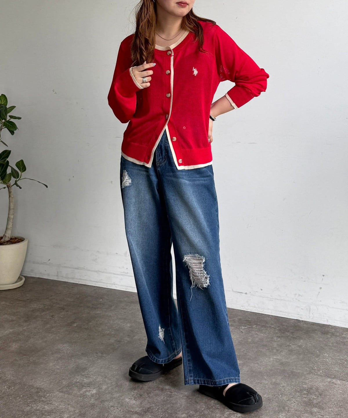 CPCM x U.S. POLO ASSN. layered sheer cardigan - Image 15