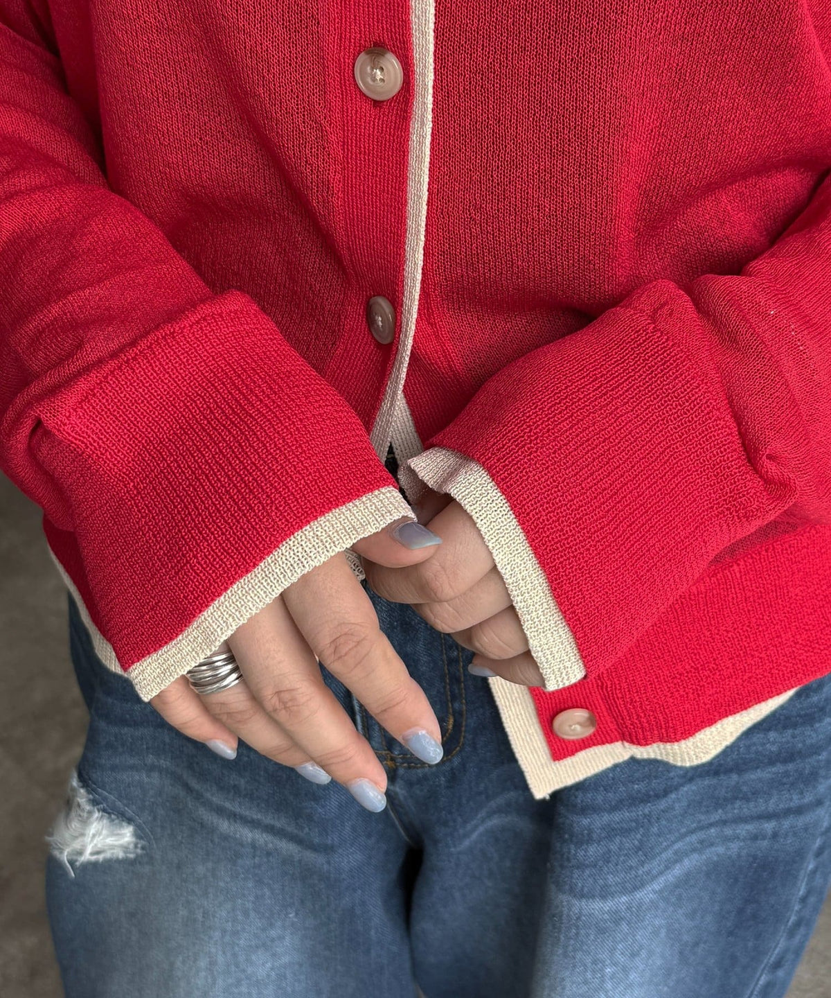 CPCM x U.S. POLO ASSN. layered sheer cardigan - Image 17
