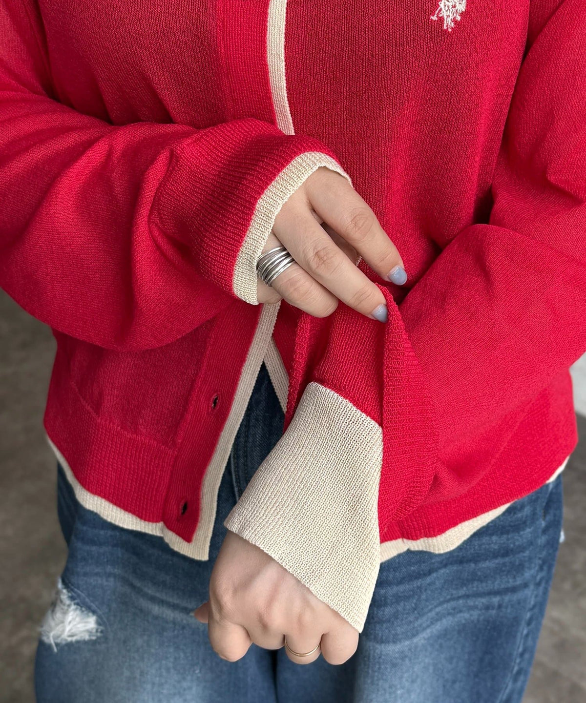 CPCM x U.S. POLO ASSN. layered sheer cardigan - Image 18