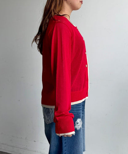 CPCM x U.S. POLO ASSN. layered sheer cardigan - Image 6