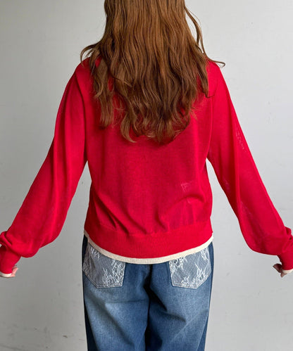 CPCM x U.S. POLO ASSN. layered sheer cardigan - Image 7