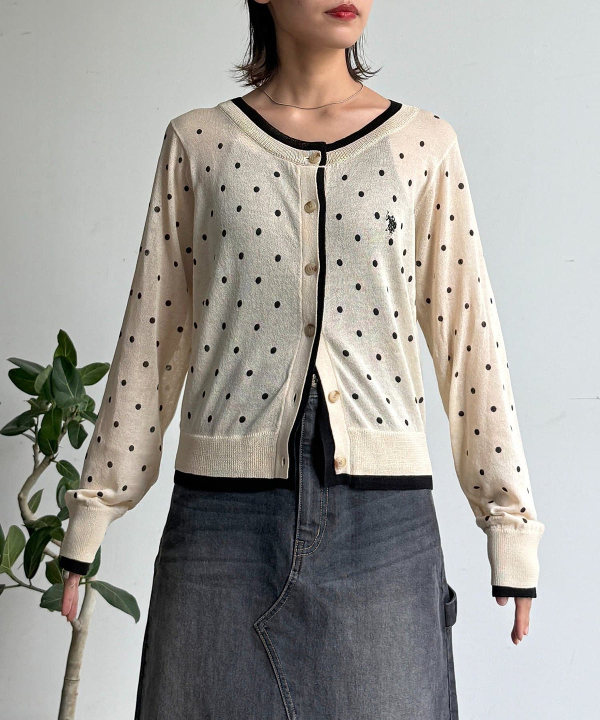 CPCM x U.S. POLO ASSN. layered sheer cardigan - Image 8