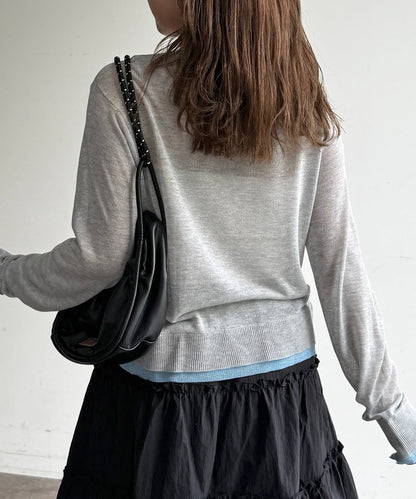 CPCM x U.S. POLO ASSN. layered sheer cardigan - Image 27