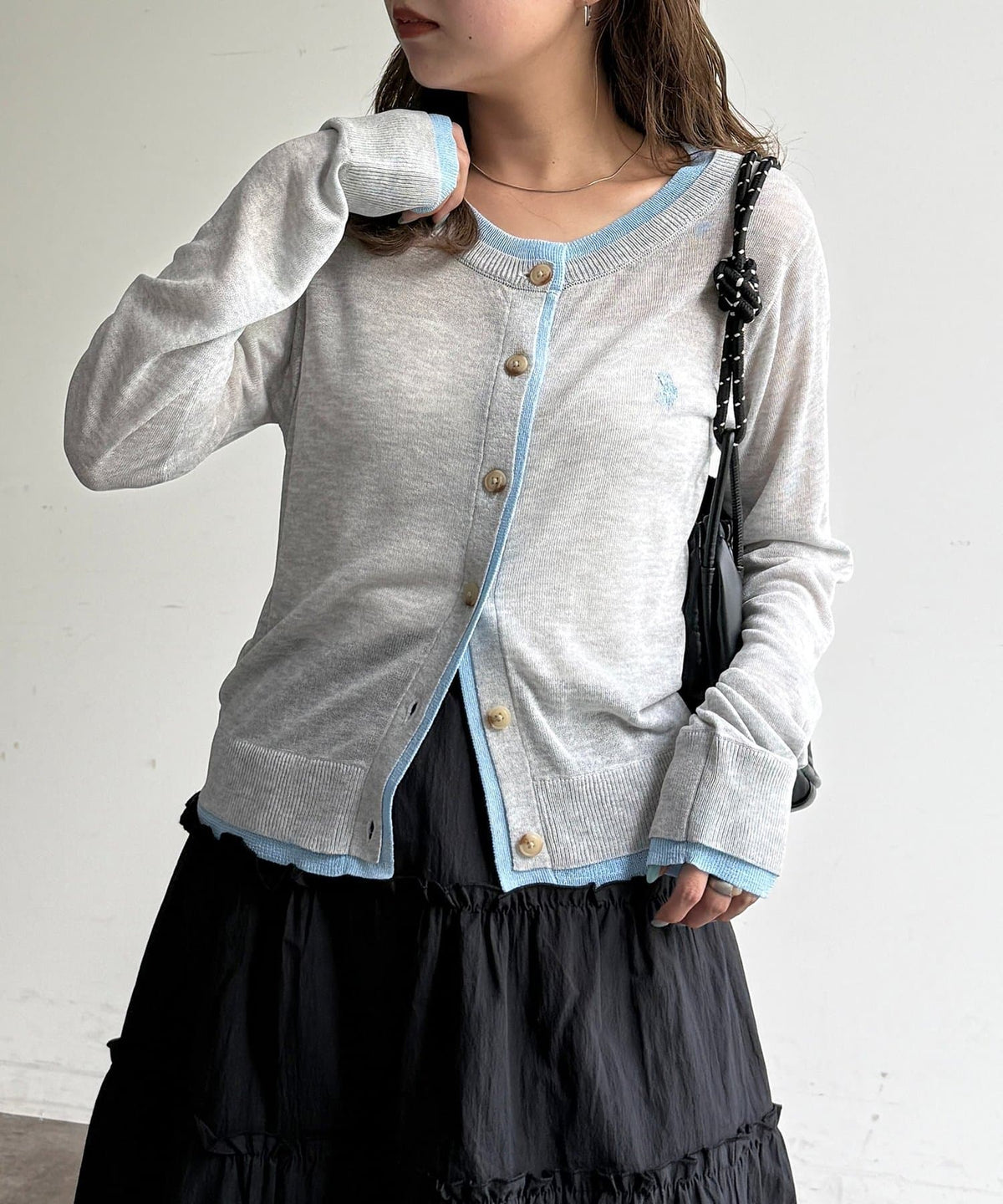 CPCM x U.S. POLO ASSN. layered sheer cardigan - Image 29