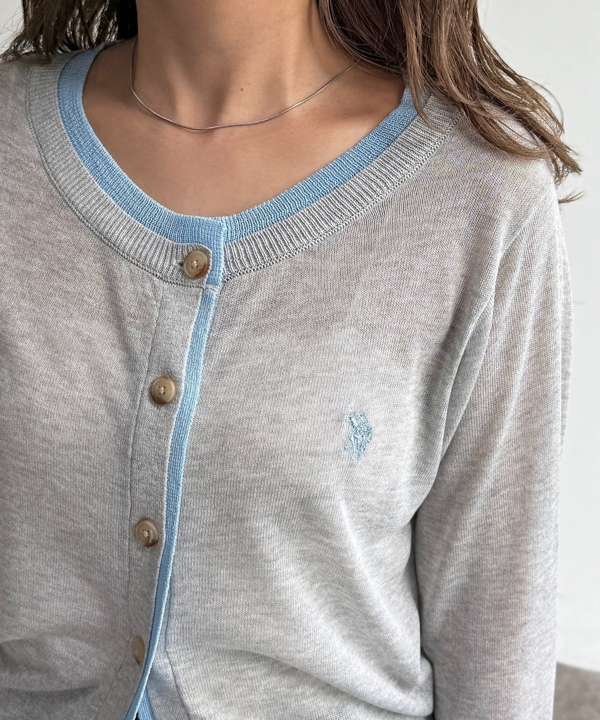CPCM x U.S. POLO ASSN. layered sheer cardigan - Image 31