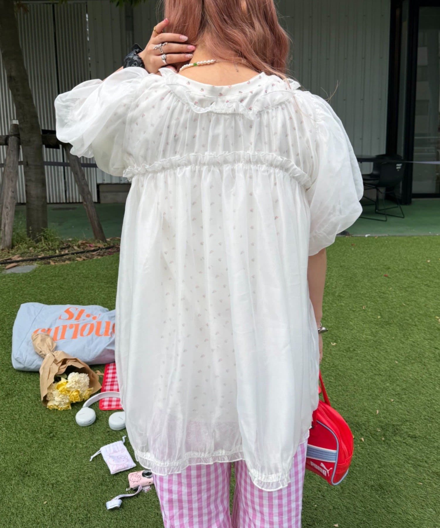 w closet 歐根紗 blouse - Image 12