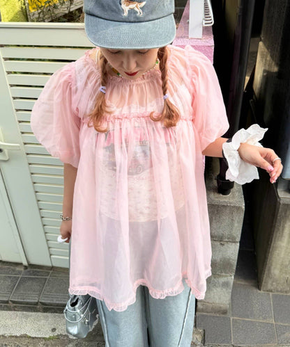 w closet 歐根紗 blouse - Image 13