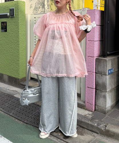 w closet 歐根紗 blouse - Image 17