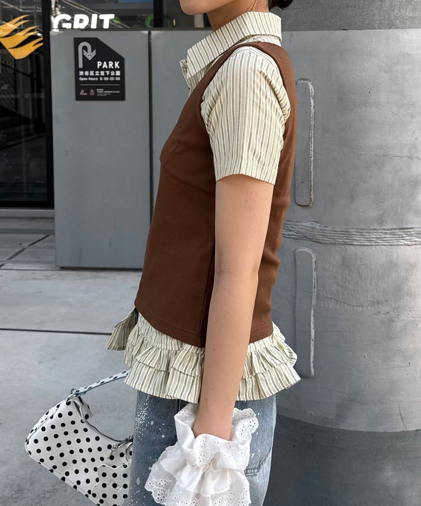 CIAOPANIC 星星鈕Henley Tank Top - Image 16