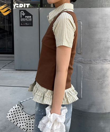 CIAOPANIC 星星鈕Henley Tank Top - Image 16