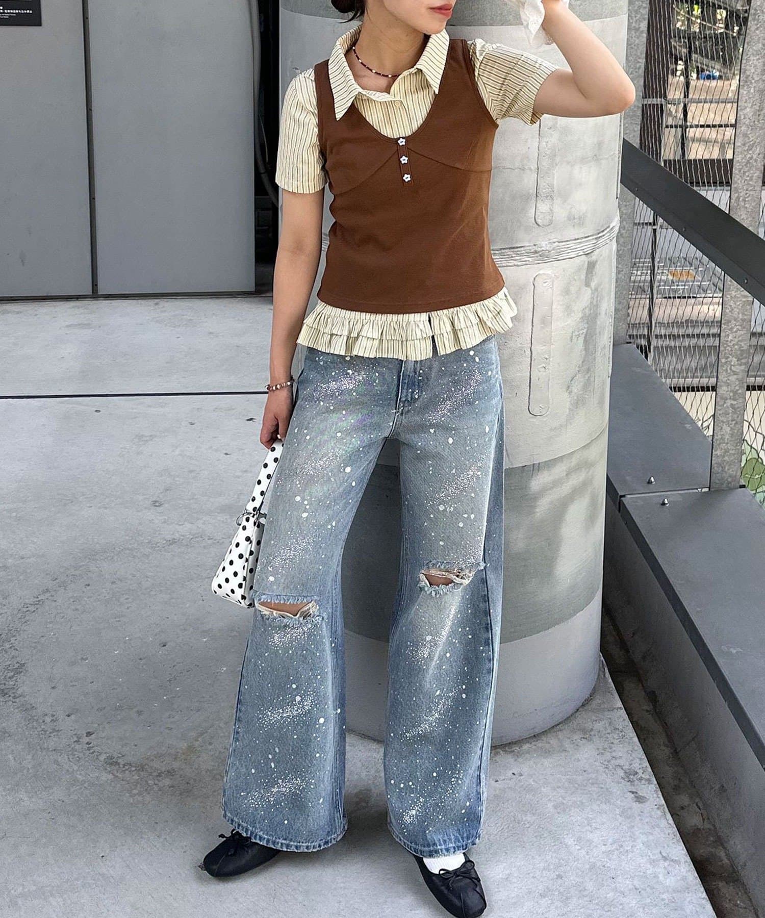 CIAOPANIC 星星鈕Henley Tank Top - Image 18