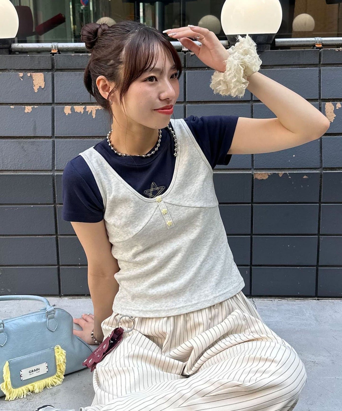 CIAOPANIC 星星鈕Henley Tank Top - Image 27