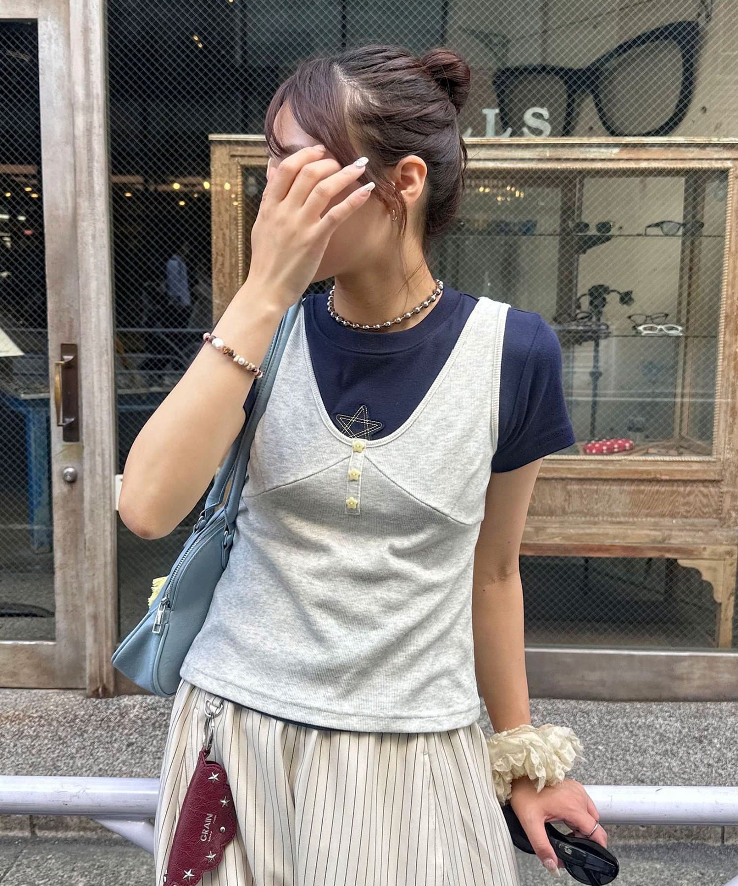 CIAOPANIC 星星鈕Henley Tank Top - Image 28