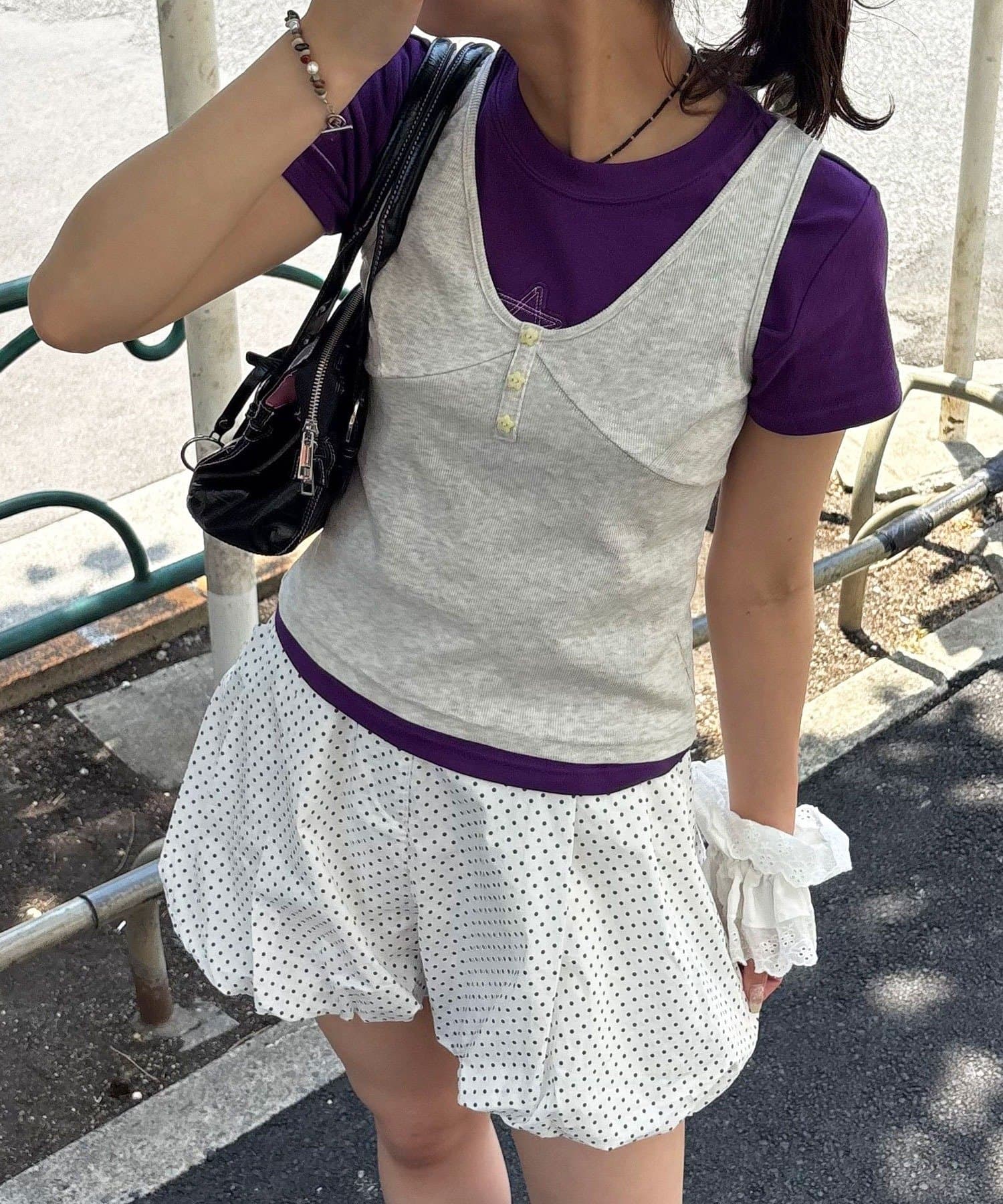 CIAOPANIC 星星鈕Henley Tank Top - Image 30