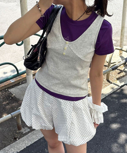 CIAOPANIC 星星鈕Henley Tank Top - Image 30