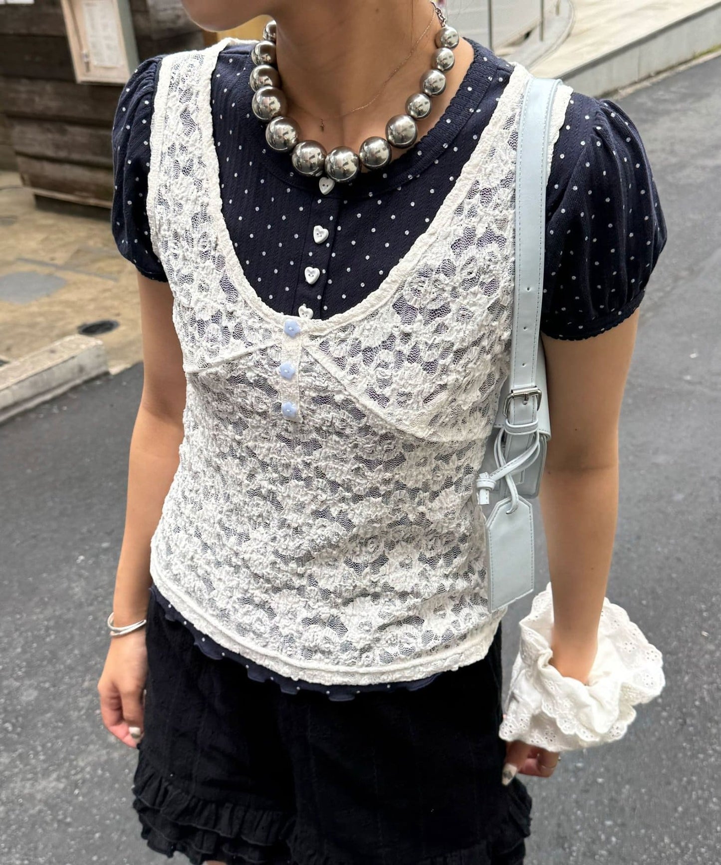 CIAOPANIC 星星鈕Henley Tank Top - Image 39
