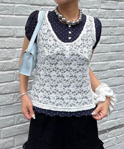 CIAOPANIC 星星鈕Henley Tank Top - Image 40